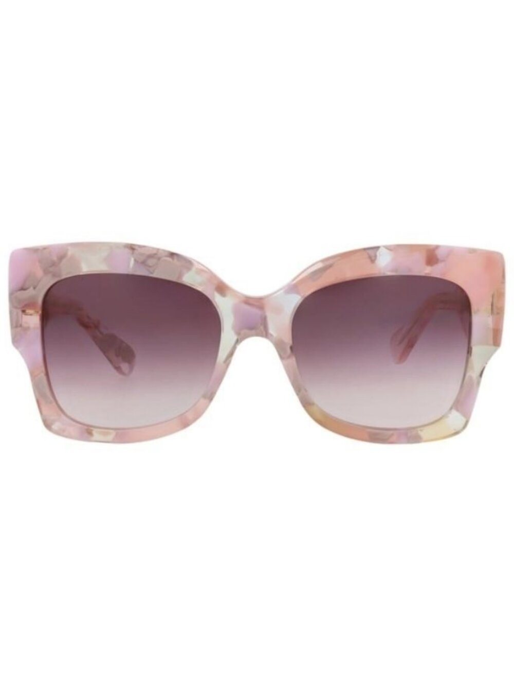 New Chloé Womens Square/Rectangle Nude Nude Violet Fashion Designer Sunglasses